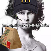 Jim Morrison is in debt :(
